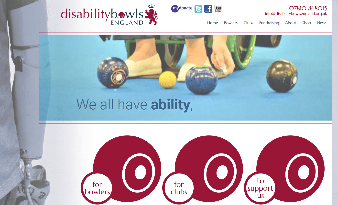 Disability Bowls England - www.disabilitybowlsengland.org.uk